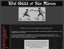 Tablet Screenshot of guildofsanmarcos.net
